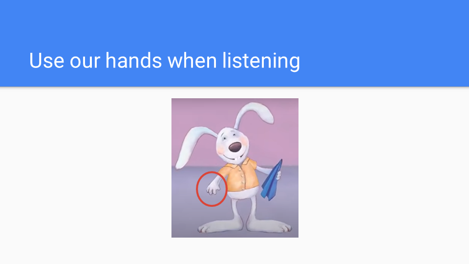 Listen with Your Hands